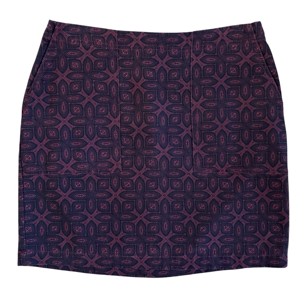 Banana Republic Patterned mini Skirt spring summer‎ office siren cotton sz 6 990